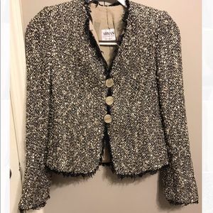 Armani Collezioni Tweed Blazer